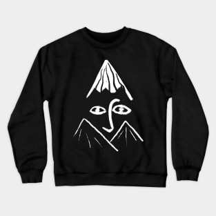 Mountain Face Crewneck Sweatshirt